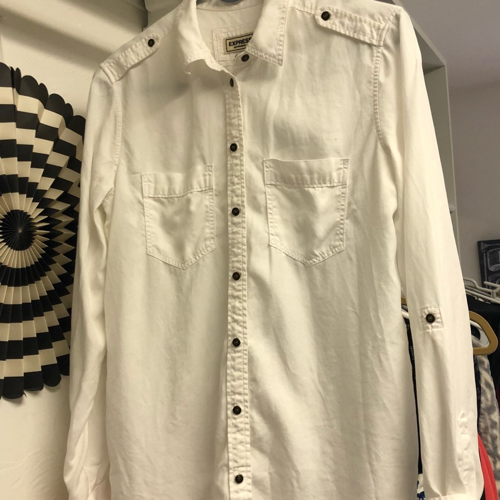 Express Boyfriend button up shirt